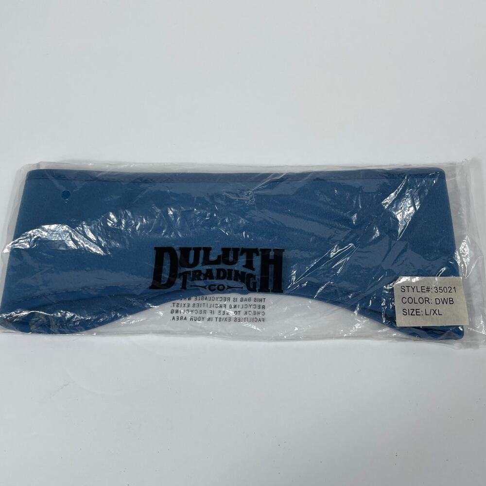 New Duluth Fleece Headband Ear Cover Blue